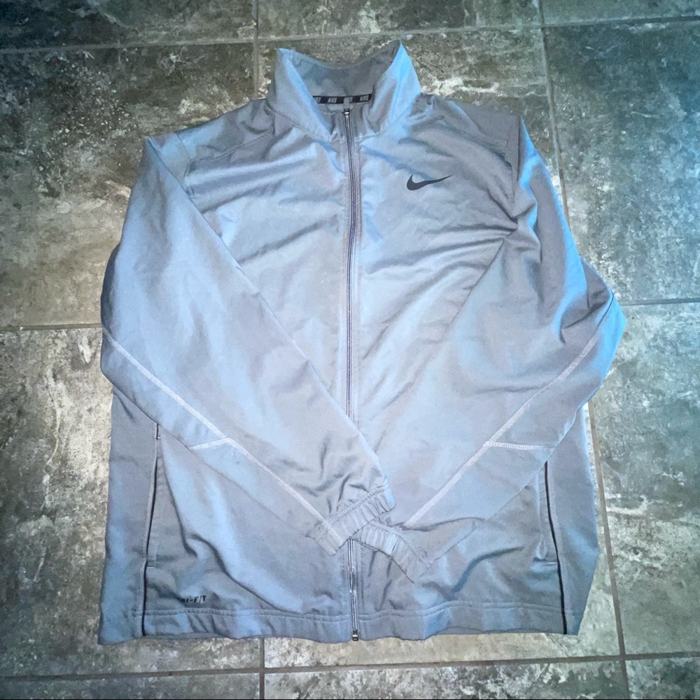 Nike Gray Track Jacket Mens XXL